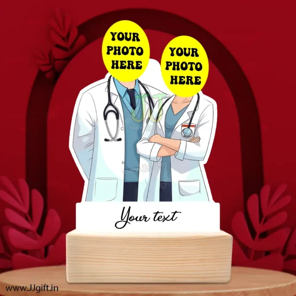 Gift for doctor Duo, Caricature gift for doctor friend - Image 3