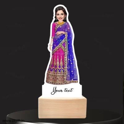 Lady in saree caricature 15