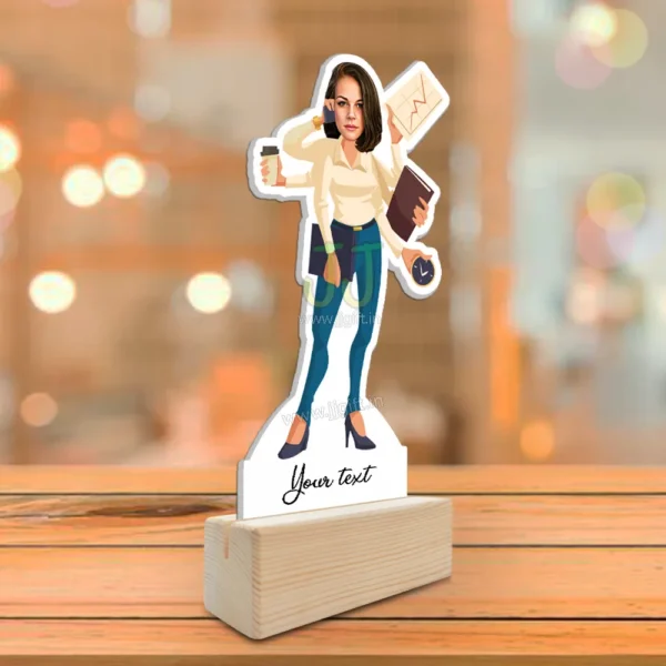Multitasker women caricature gift - Image 2