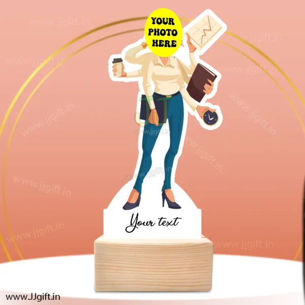 Multitasker women caricature gift - Image 3