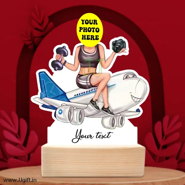 Personalized Gym ,photo ,travel lover caricature gift - Image 3