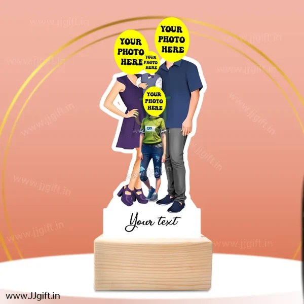 4 member family standee , Presenet for family gift for 4 member - Image 3