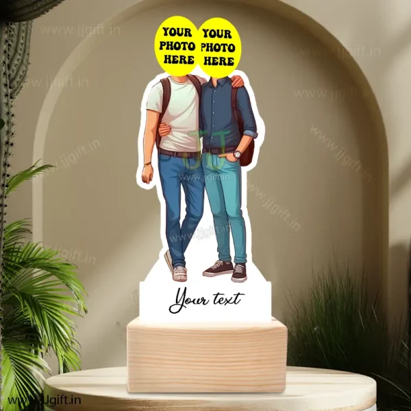 Best Friend duo caricature gift , unique best friend caricature gift - Image 3