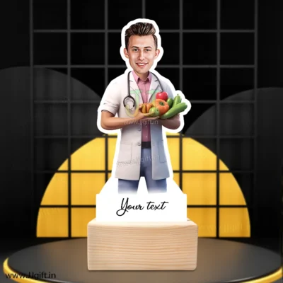 Caricatue gift for Nutritionist male, personalized gift for Nutritionist