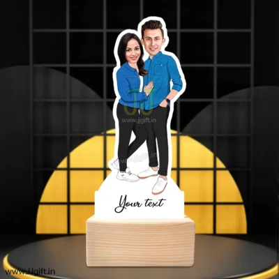 Charming couple caricature , Caricature gift for couple