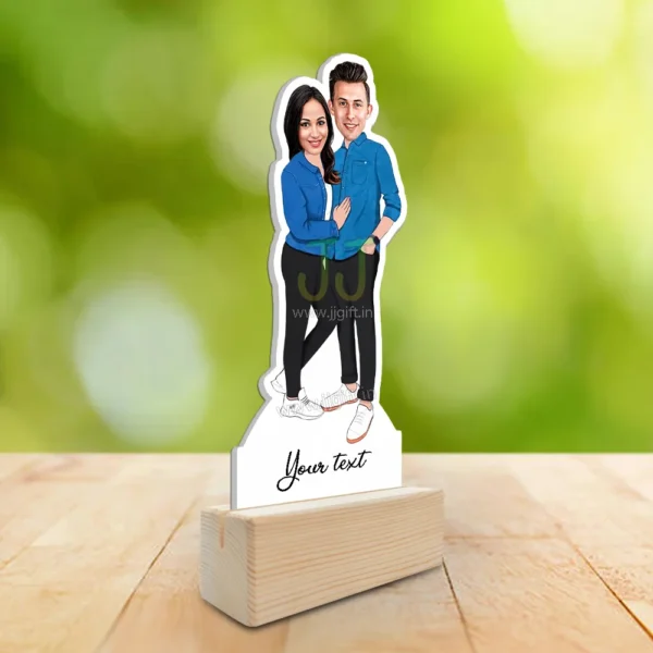 Charming couple caricature, Caricature gift for couple - Image 2