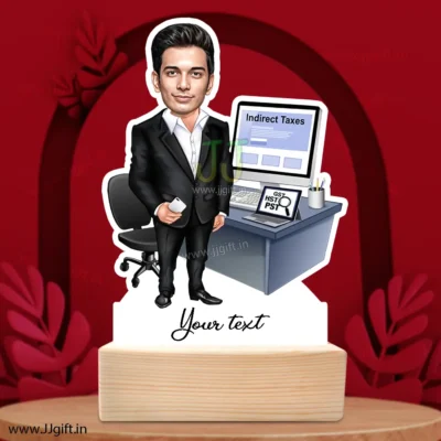 Chartered accountant caricature