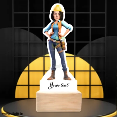 Civil engineer lady gift idea, gift for civil engineer lady , Personalized civil engineering related gift for female