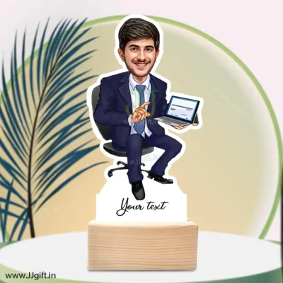 Computer engineer caricature gift