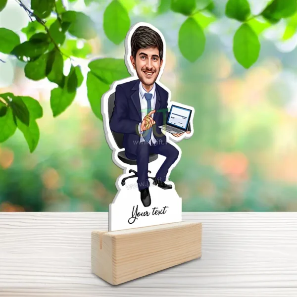 Computer engineer caricature gift - Image 2