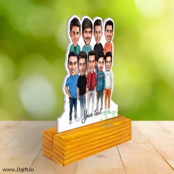 Friend group caricature gift - Image 2