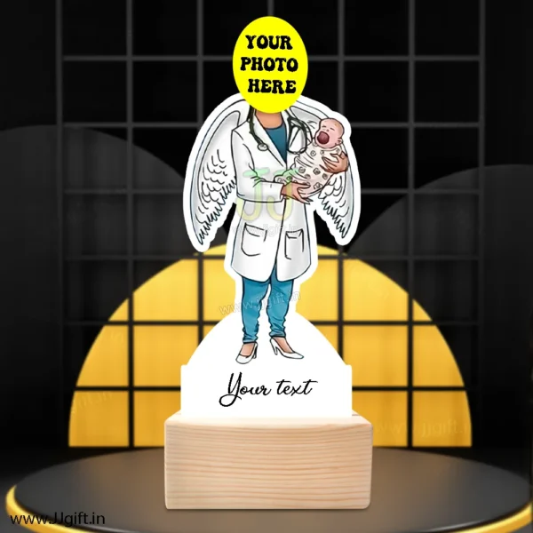 Gift for gynecologist doctor female, personalized caricature for gynec doctor - Image 3