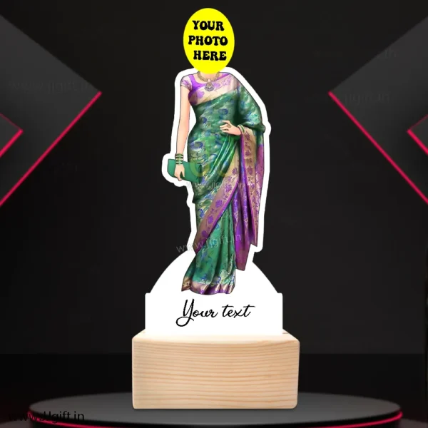 Lady in saree caricature 17 - Image 3