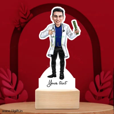 Medical student graduate caricature , Acrylic Hard material doctor Graduate caricature gift