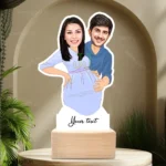 Personalized Pregnancy gift for her , Unique gift for pregnant couple