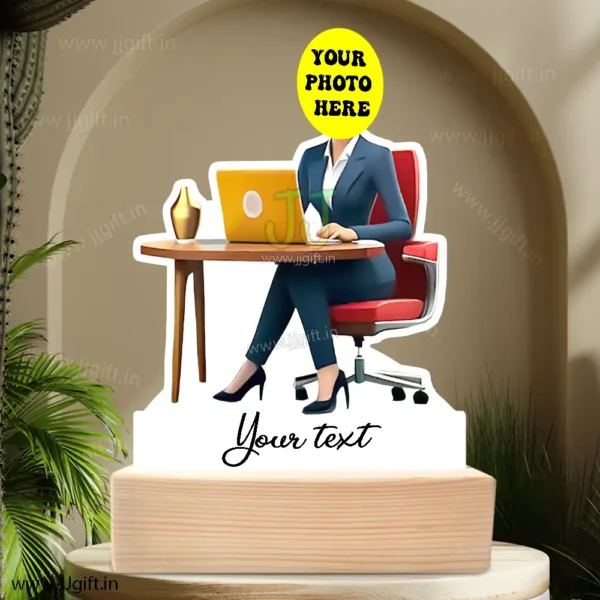 Personalized gift for Business women, Acrylic made business women gift idea - Image 3