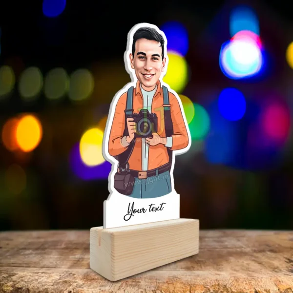 Photographer caricature gift 7 - Image 2