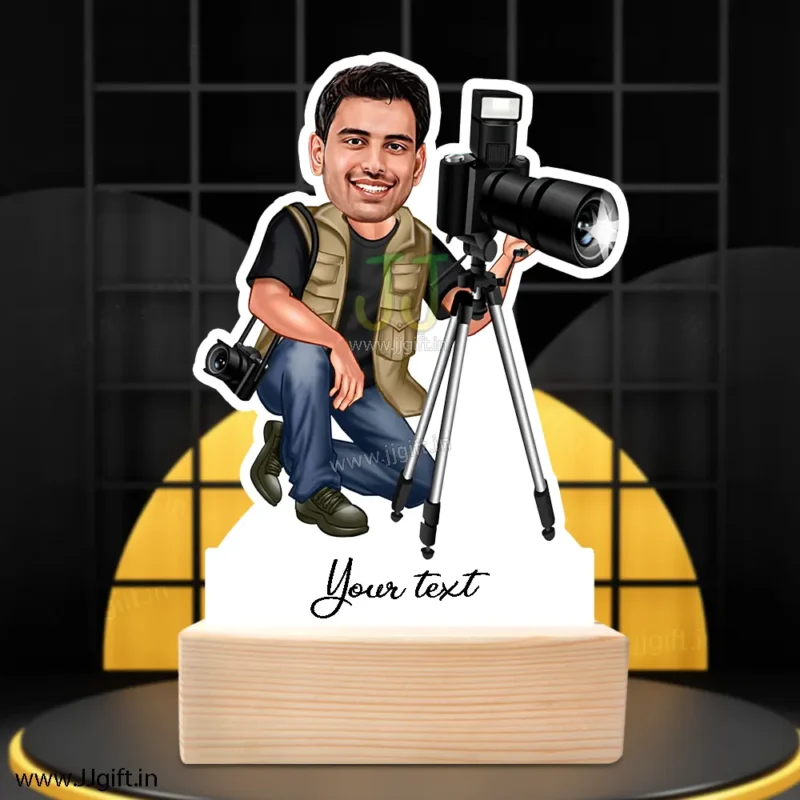 Photographer caricature gift 1