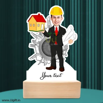 Presents for architect, unique standee gift for architect