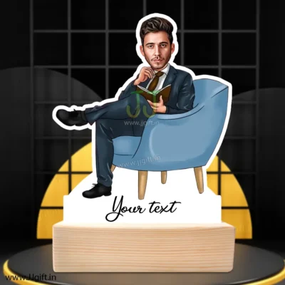 Psychologist gift idea , caricature gift for Psychologist