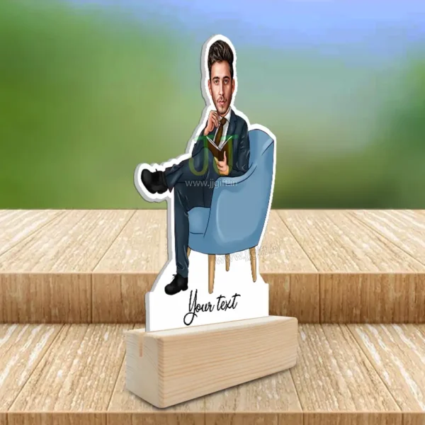 Psychologist gift idea , caricature gift for Psychologist - Image 2