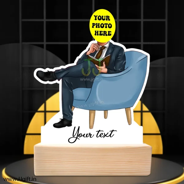 Psychologist gift idea , caricature gift for Psychologist - Image 3