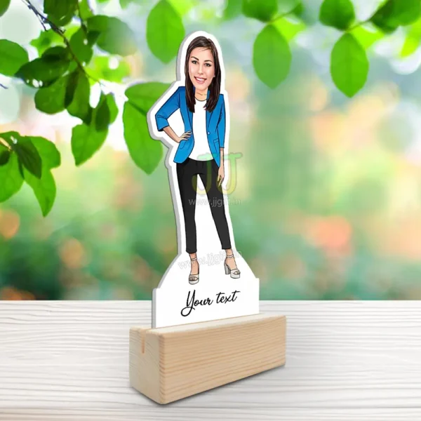 Stylish girl caricature 56 - Image 2