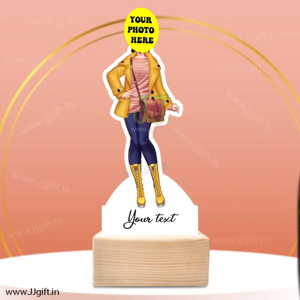 Stylish girl caricature 57 - Image 3