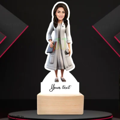 Stylish girl caricature 58