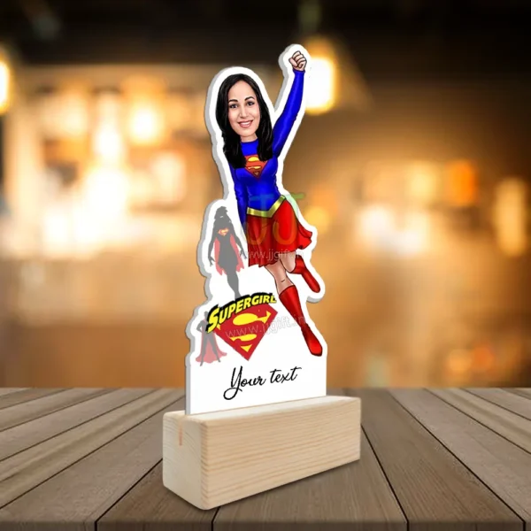 Unique super girl caricature gift - Image 2