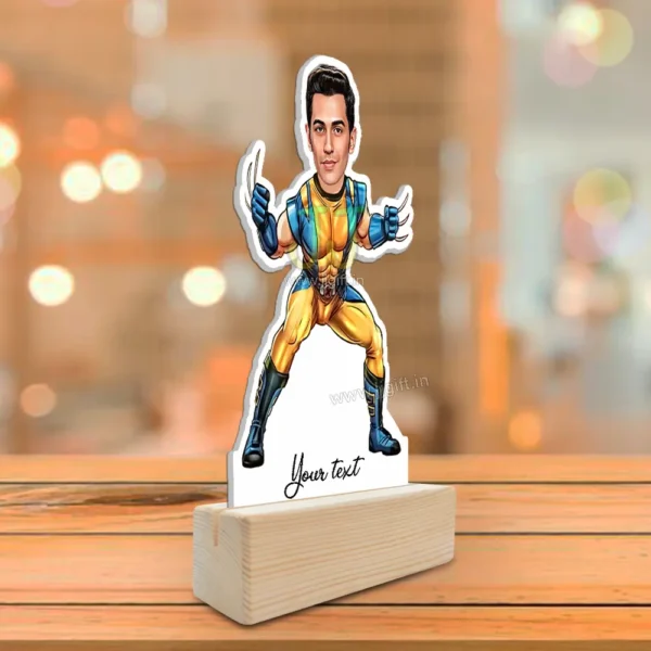 Xman caricature gift 2,  Personalized gift for logan fan - Image 2