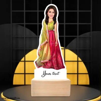 Beautiful girl caricature 4