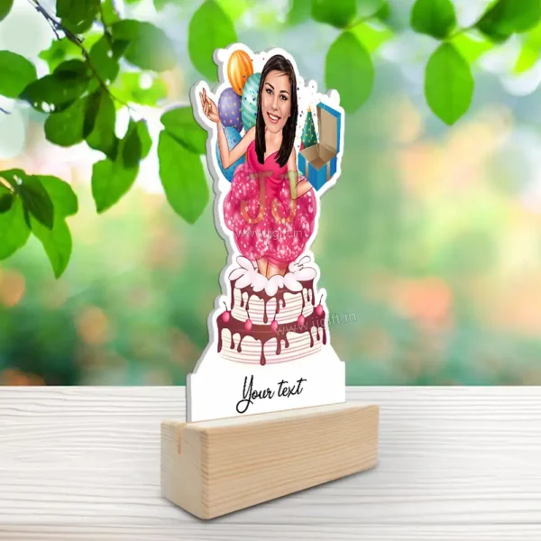 Birthday lady caricature 2 - Image 2