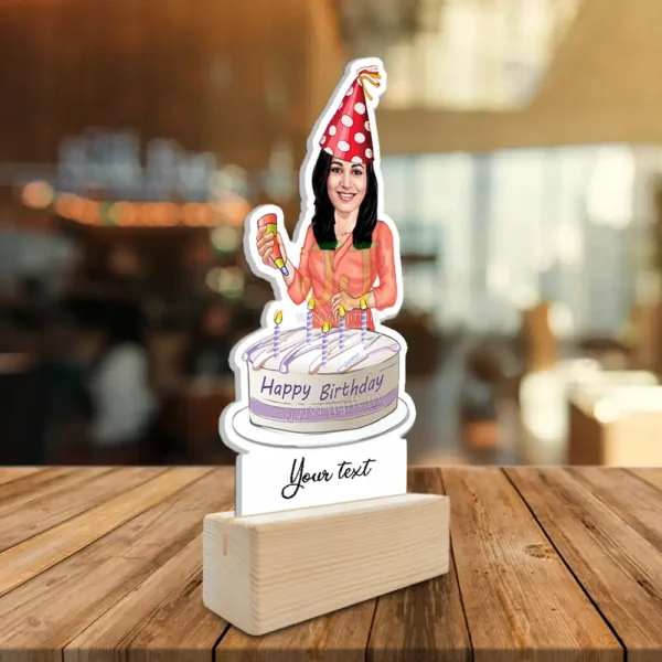 Birthday lady caricature 3 - Image 2