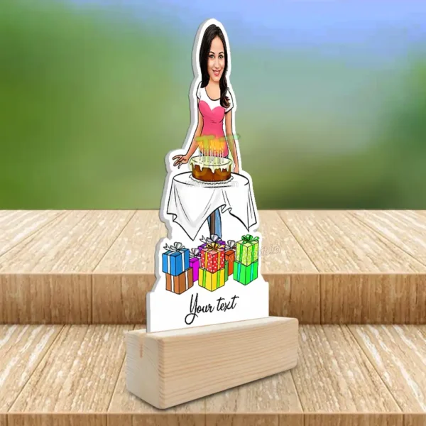 Birthday lady caricature 4 - Image 2