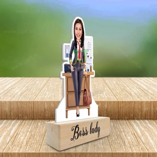 Boss Lady gift idea, caricature for boss lady, Personalized female boss gift idea - Image 2