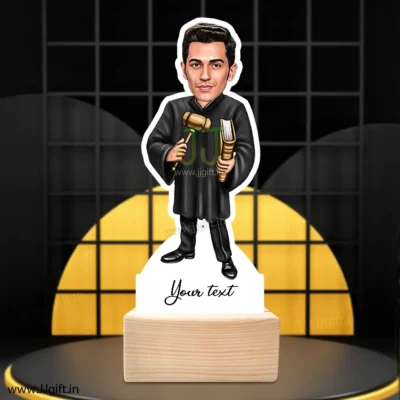 Caricature gift for law student