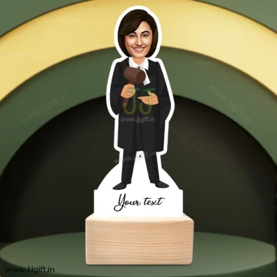 Caricature gift for new lawyer