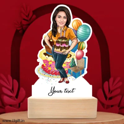 Personalized Birthday caricature standee gift, Unique present for birthday