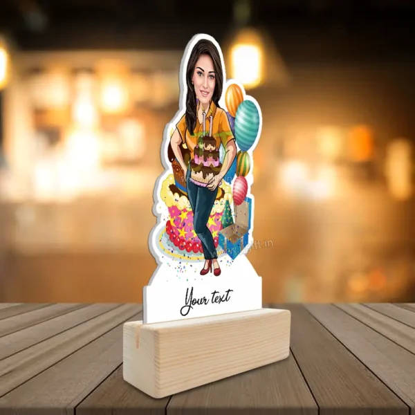Personalized Birthday caricature standee gift, Unique present for birthday - Image 2