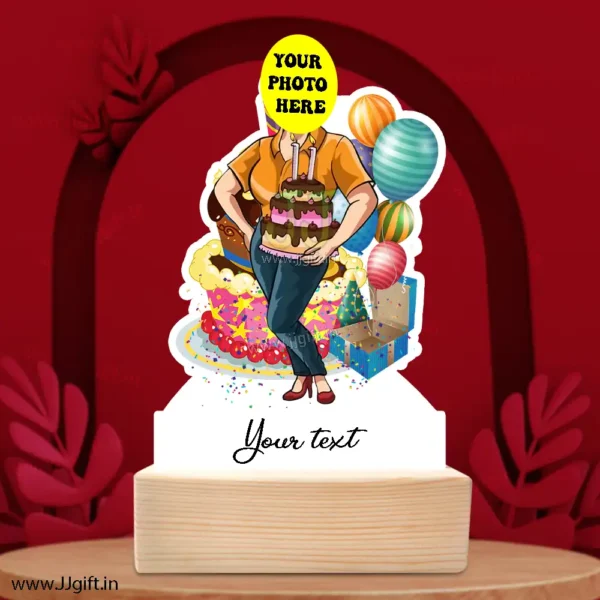 Personalized Birthday caricature standee gift, Unique present for birthday - Image 3