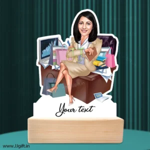 Personalized Present for manager, caricature for manager