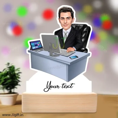 Personalized Unique present for chartered accountant, caricature gift for chartered accountant