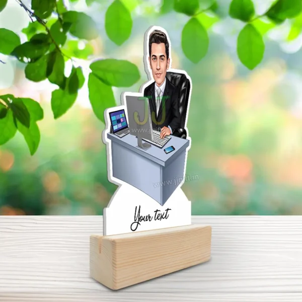 Personalized Unique present for charctered accountant, caricature gift for charctered accountant - Image 2