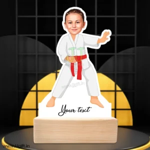 Personalized award for karate student