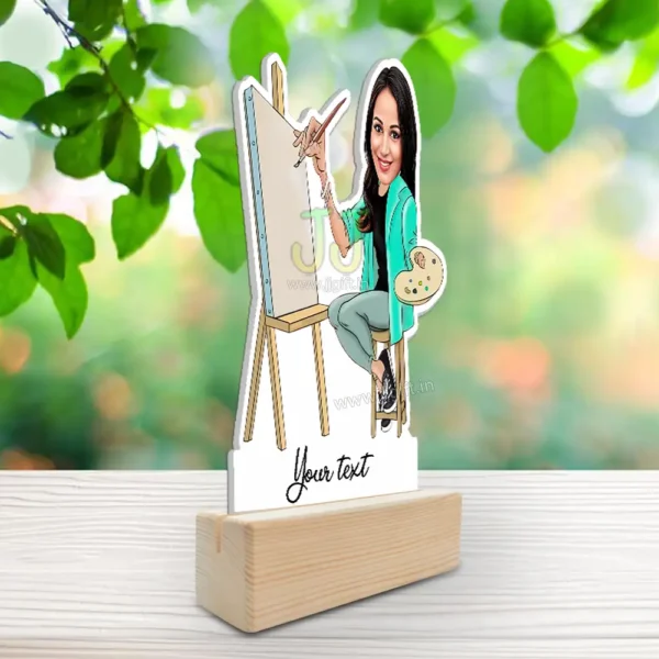 Present for artist, unique caricature award for ARTIST - Image 2