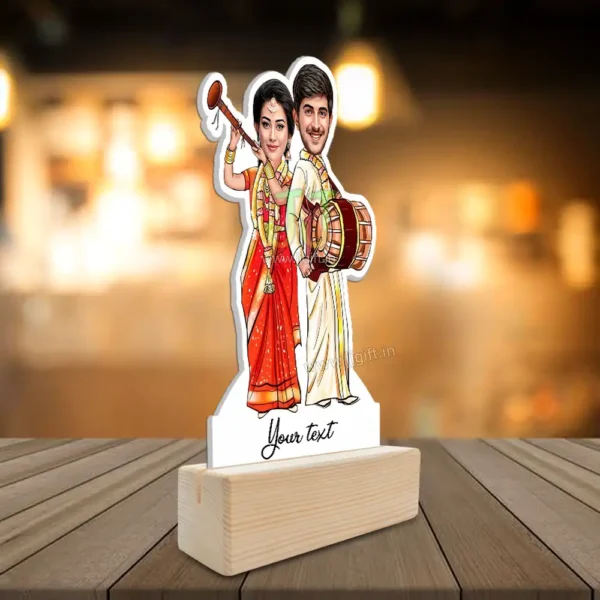 South indian wedding caricature gift , caricature gift for nowly wedded south indian - Image 2