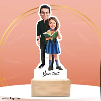 Student and teacher caricature gift idea, gift for teacher from student , unique gift for teacher, Best personalized caricature gift for teacher
