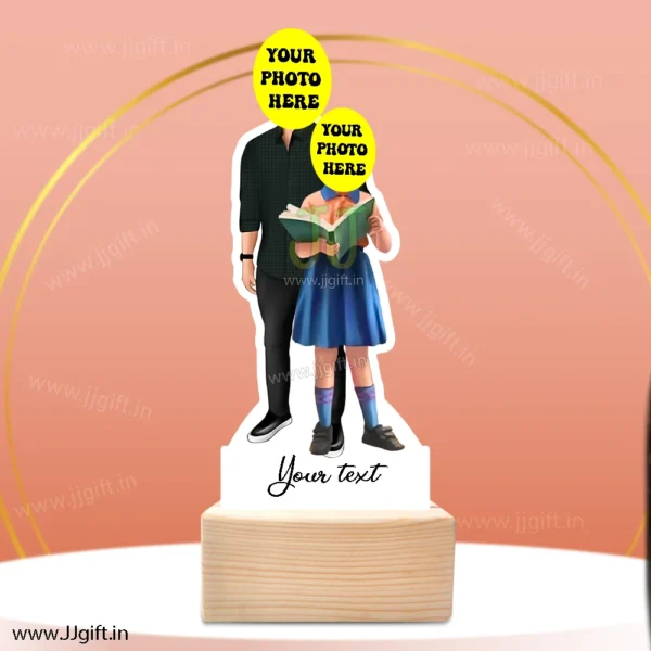 Student and teacher caricature gift idea, gift for teacher from student , unique gift for teacher, Best personalized caricature gift for teacher - Image 3