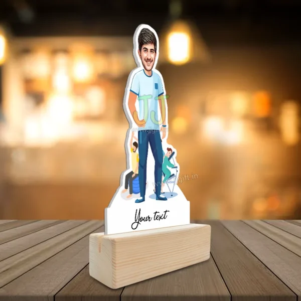 Unique physiotherapist gift idea , personalized standee for physiotherapist - Image 2
